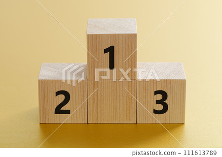 podium on gold background podium on gold background 111613789