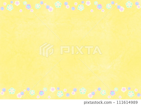模糊水彩梅花背景 模糊水彩梅花背景 111614989