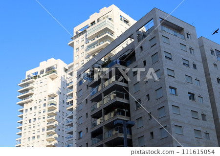 01 01 2024 Tel Aviv Israel - A large and modern city on the shores of the Mediterranean Sea. 01 01 2024 Tel Aviv Israel - A large and modern city on the shores of the Mediterranean Sea. 111615054