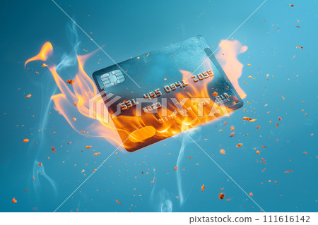 Burning credit card. Closed bank account, refusal of digital money. Inaccessible funds and assets. Bankruptcy, financial crisis, capital outflow restrictions, deposit risk, sanctions. 111616142