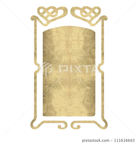 Watercolor gold vintage fantasy frame repeating antique or art deco border for template invitation cards, announcements, fairy games, fairy tales, Halloween, Patrick's day, book titles, scrapbooking Watercolor gold vintage fantasy frame repeating antique or art deco border for template invitation cards, announcements, fairy games, fairy tales, Halloween, Patrick's day, book titles, scrapbooking 111616683