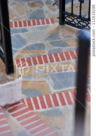 Small Spanish town summer streets 111618286