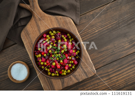 Vinegret - traditional Russian vegetable salad Vinegret - traditional Russian vegetable salad 111619131