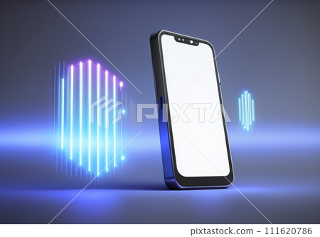Smartphone screen illustration business digital material 111620786