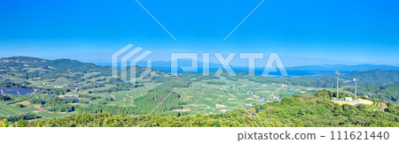 [大野山白樓展望台的風景]（高解析度版）鹿兒島縣南九州市榮長郡 111621440