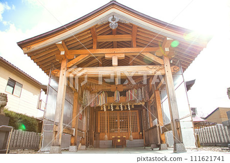 新年的木田神社 111621741