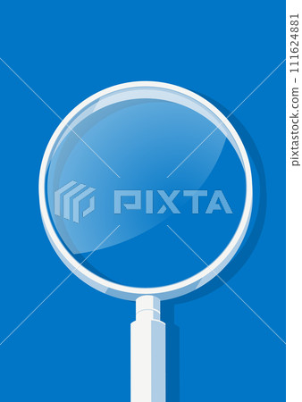 Magnifying glass background illustration material Magnifying glass background illustration material 111624881