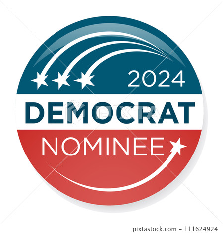 Voting 2024 Icon with Vote, Government, and Patriotic Symbolism and Colors Voting 2024 Icon with Vote, Government, and Patriotic Symbolism and Colors 111624924