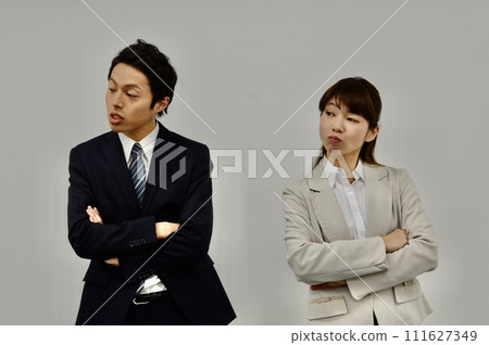 Men and women fighting each other Men and women fighting each other 111627349