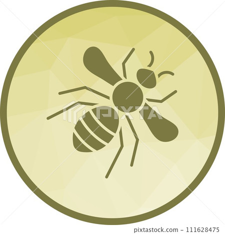 Honeybee icon vector image. 111628475