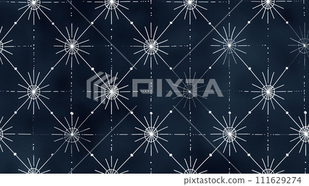 連接的星形圖案 連接的星形圖案 111629274