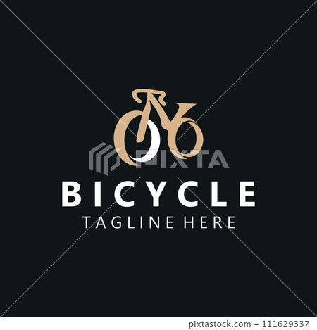 Bike Bicycle logo template design inspiration. Bicycle store Quality symbol icon vector 111629337
