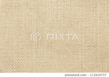 Brown sackcloth woven texture background in natural pattern. 111629737