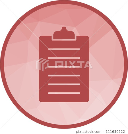 Clipboard icon vector image. Clipboard icon vector image. 111630222