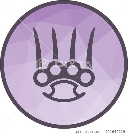 Claws icon vector image. Claws icon vector image. 111630229
