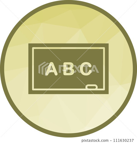 Classroom Board icon vector image. Classroom Board icon vector image. 111630237