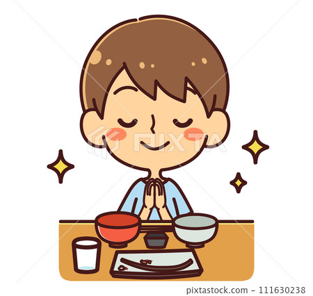 男孩舉辦盛宴插畫素材 111630238