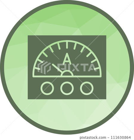 Ammeter icon vector image. Ammeter icon vector image. 111630864
