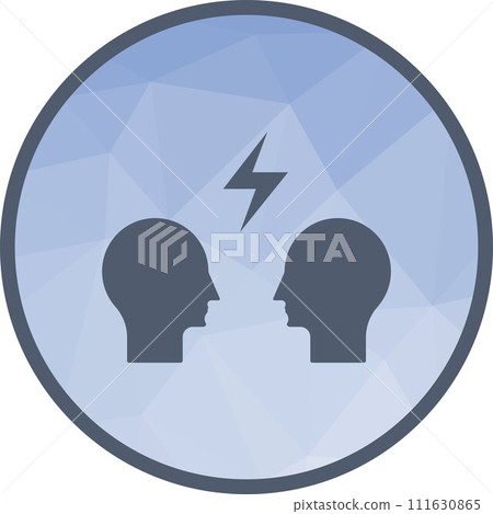 Altercation icon vector image. Altercation icon vector image. 111630865