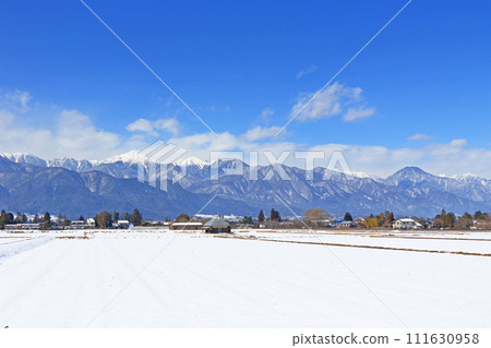 Snowy Azumino and Northern Alps 111630958