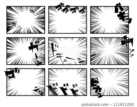 Manga characters Comic sound effects Manga characters Comic sound effects 111631268