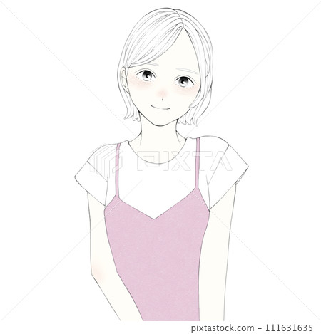 雙臂交叉的女人 111631635