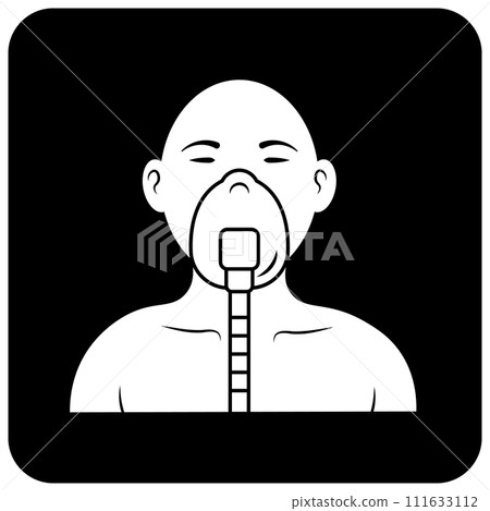 Anaesthesia icon for hospitals or medical use Anaesthesia icon for hospitals or medical use 111633112