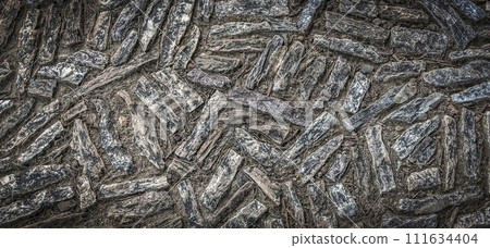 Old Pavement of granite in the Barcelona, Spain Old Pavement of granite in the Barcelona, Spain 111634404
