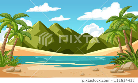 Tropical Paradise Beach Escape 111634435