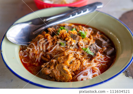 Northern Thai Noodle in Chiang Mai 111634521