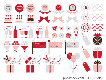 生日蛋糕等生日套裝材料 111635955