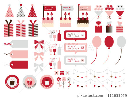 生日套裝材料，如派對帽 111635959