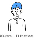 young man facing forward 111636506