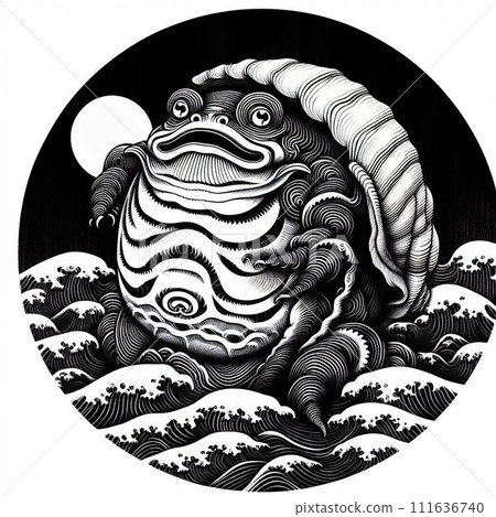 夜間潛伏在海中的怪物 夜間潛伏在海中的怪物 111636740