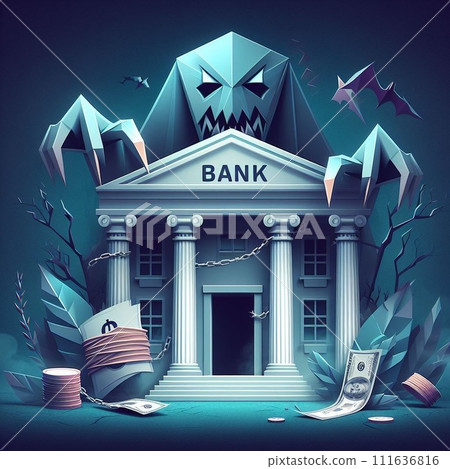 A really scary bank 111636816