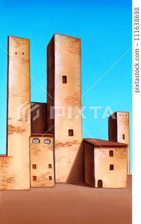 Medieval city 111638698