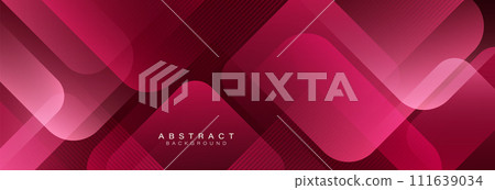 Red geometric abstract background with overlap layer. Glowing square shapes design. Modern futuristic graphic. Suit for cover, brochure, banner web, card, flyer, business, poster, presentation Red geometric abstract background with overlap layer. Glowing square shapes design. Modern futuristic graphic. Suit for cover, brochure, banner web, card, flyer, business, poster, presentation 111639034