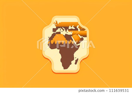 Discover the essence of Africa with a captivating map 111639531