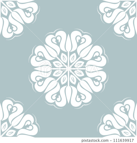 Floral Seamless Pattern With Leaves 111639917