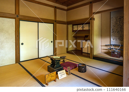 Fukushima Aizu samurai residence Front living room of the samurai residence 111640166