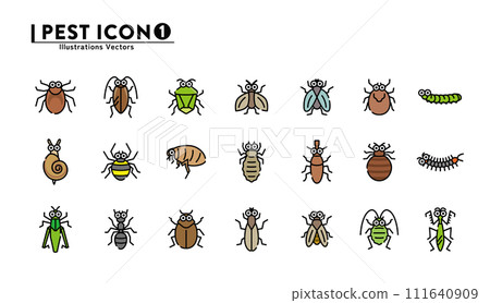 害蟲昆蟲圖 111640909