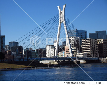 橫跨隅田川的“中央橋” 橫跨隅田川的“中央橋” 111641810