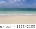 Miyakojima white sand coast cobalt blue sea 111642155