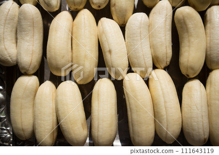 Close up of fresh white banana Close up of fresh white banana 111643119