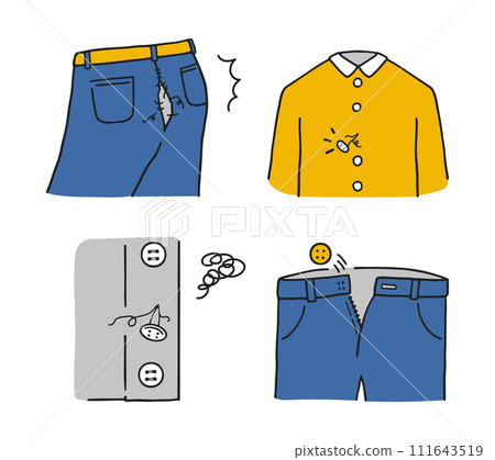 衣服破損，羈扣脫落 111643519