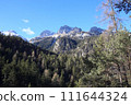 alpine landscape at Morgex, Italy  111644324