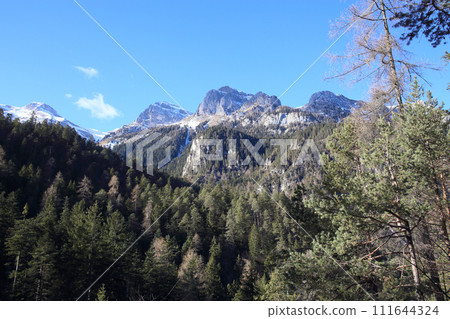 alpine landscape at Morgex, Italy alpine landscape at Morgex, Italy 111644324