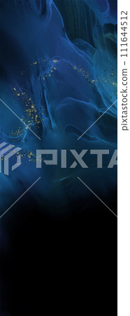Elegant banner template design with color paint. Elegant banner template design with color paint. 111644512