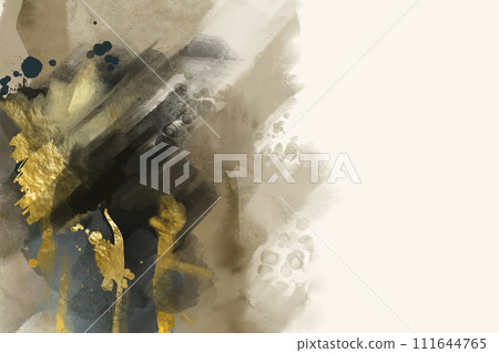 Abstract painting wall art background, art design, vector drawing pattern. 111644765
