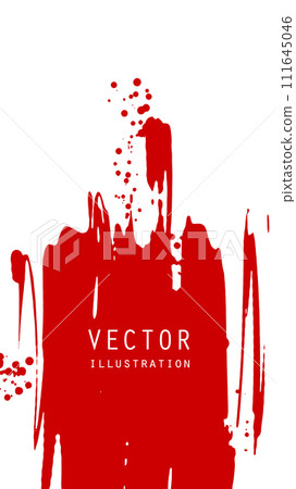 Abstract ink brush banners with grunge effect Abstract ink brush banners with grunge effect 111645046